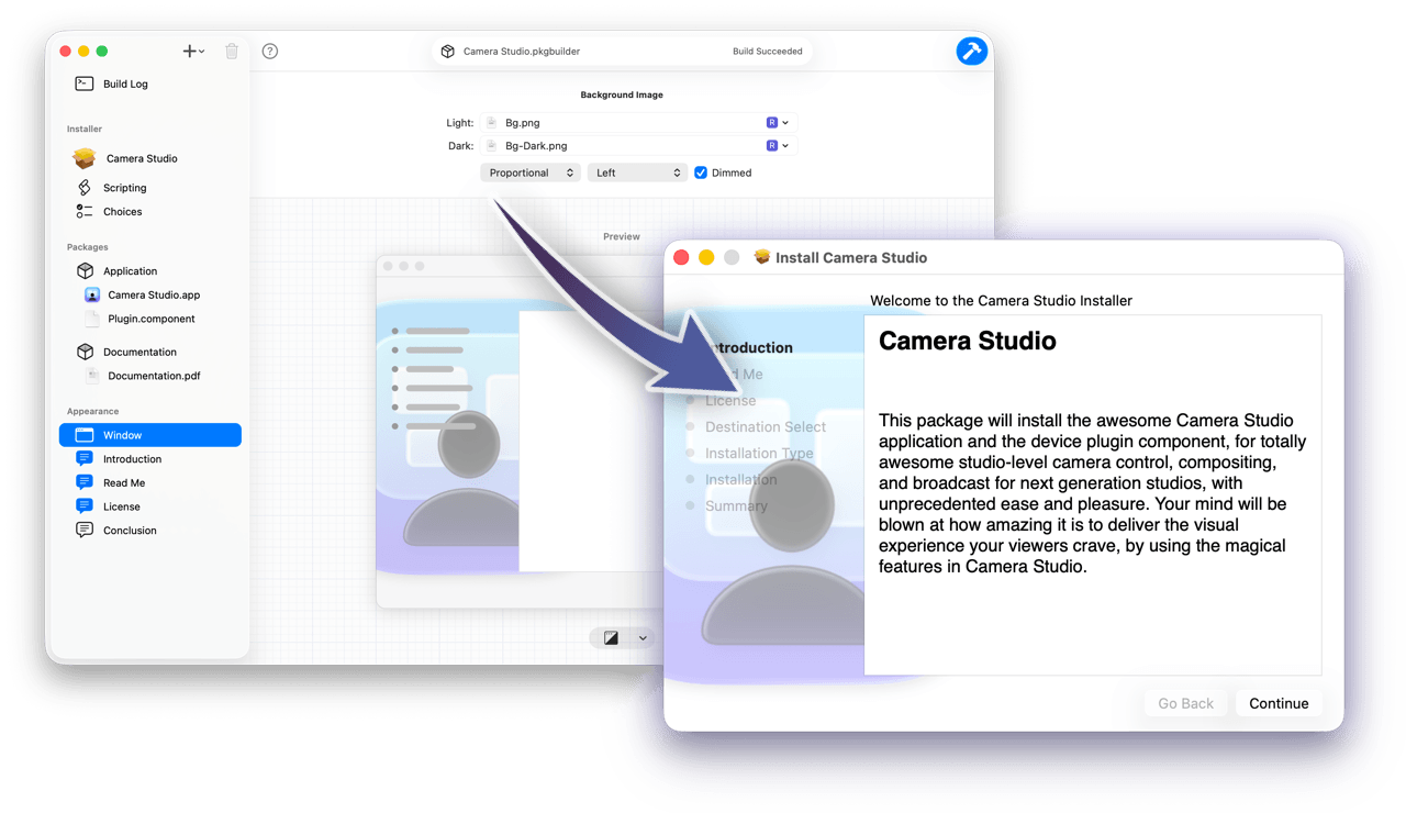 Localized license agreements, read me, and conclusion content