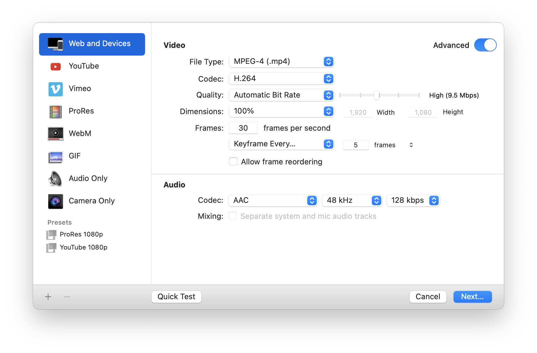 Trim, customize, and export the recording as many times as you want.