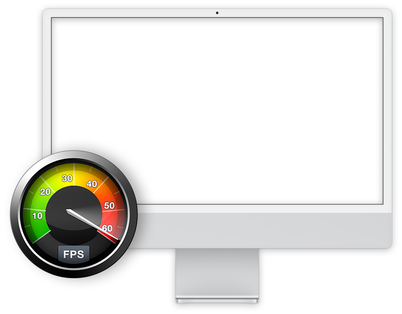 Screen record Mac games at up to 60 FPS.