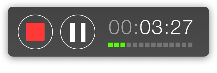 Pause recording your Mac's screen when screen recording with Screenflick.