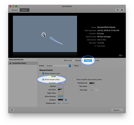How to hide mouse cursor in Mac screen recordings