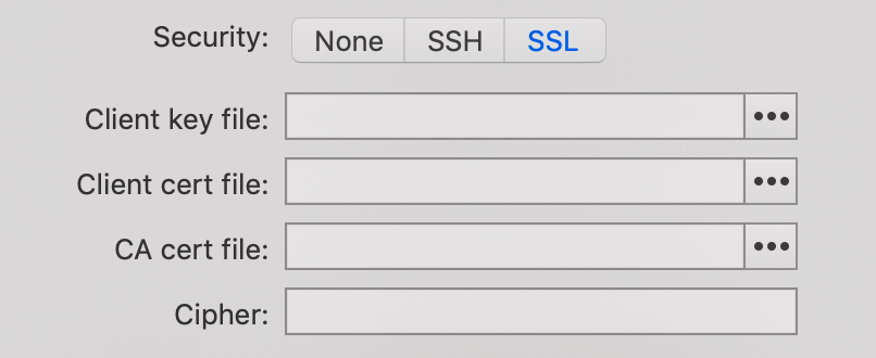 SSL Settings